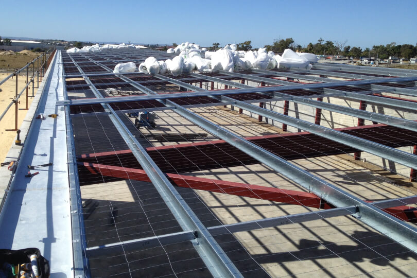 commercial roof construction